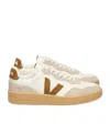 Veja V-90 Lace-up Sneakers In Neutral