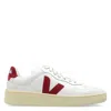 Veja V-90 Leather Sneakers In White