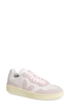 Veja White And Pink Elevated Sneakers With Textured Detailing In Lassi Petale