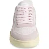 Veja White And Pink Elevated Sneakers With Textured Detailing In Lassi Petale