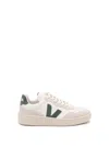 Veja V-90 Bicolor Low-top Sneakers In Animal Print