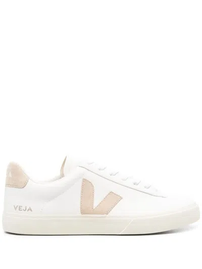 Veja V-90 Leather Sneakers In Pink