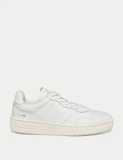 Veja V-90 Leather In White