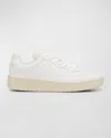 Veja V-90 Low-top Leather Sneakers In White