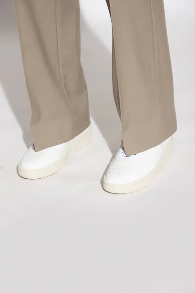 Veja Men's V-90 Low Top Leather Sneakers In Extra-white