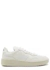 Veja V-90 Panelled Leather Sneakers In Multi