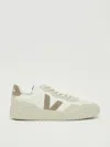 Veja Sneakers V-90 Ot White Taupe In Multi