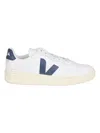 Veja Low-top White Leather Sneakers With Contrasting Logo