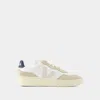 Veja V-90 Leather Low-top Sneakers