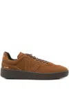 Veja V-90 Water Repellent Suede Sneaker In Brown