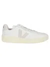 Veja V-90 O. T. Leather Sneakers In White