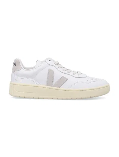 Veja Leather V-90 Sneakers In White