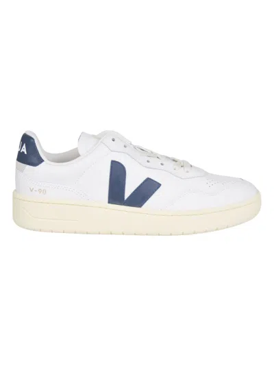 Veja V-90 Sneakers In Extra White Nautico