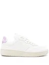 Veja V-90 Sneakers In Extra-white/orchid