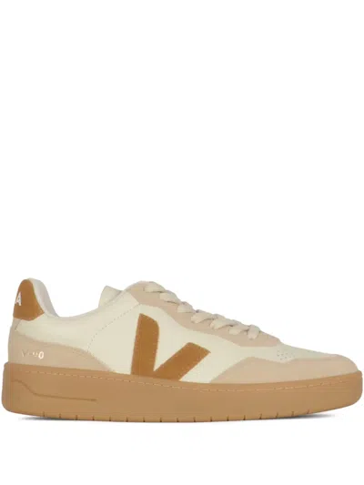 Veja Beige Lace Up Sneakers In Neutral
