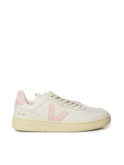 Veja V-90 Sneakers In Neutral