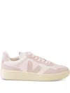 Veja White And Pink Elevated Sneakers With Textured Detailing In Pink