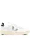 Veja V-90 Ot White Silver Black Sneakers In White