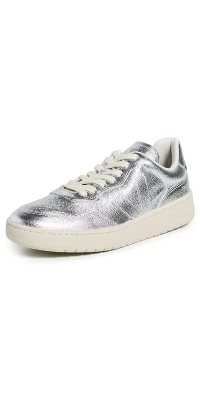 Veja V 90 Sneakers Metallic Finish Perforated In Multi