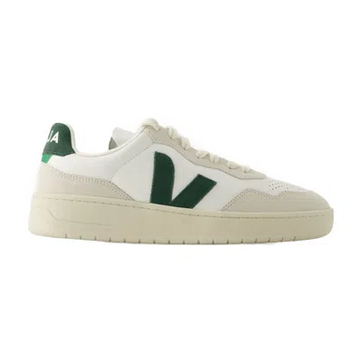 Veja V90 Leather Sneakers In Multi