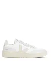 Veja V-90 O.t. Leather Sneakers White In White
