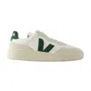 Veja V-90 Vd2003845b Sneakers Mens White Leather Trainers Shoes Ver021 In White