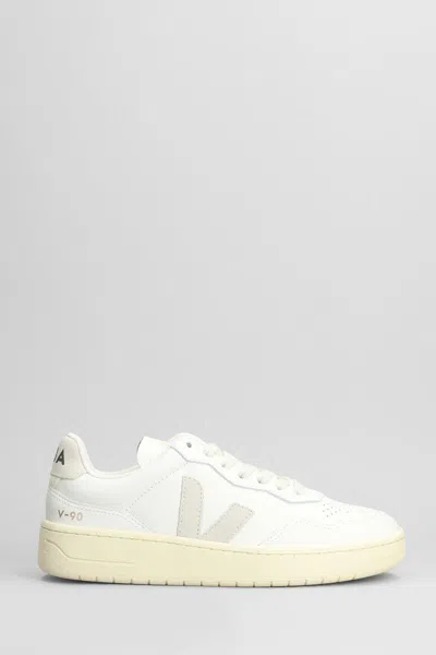 Veja V-90 Sneakers In White