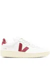 Veja V-90 Leather Sneakers In White