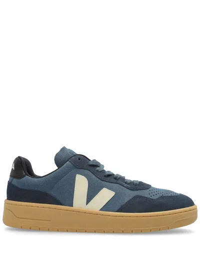 Veja V-90 Suede Sneakers In Multicolor