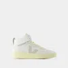 Veja V-95 Leather Sneakers In White