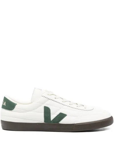 Veja Multicolour Leather Suede Sneaker In White