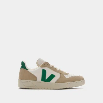 Veja V10 Chromefree Leather Sneakers Shoes
