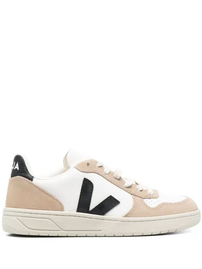 Veja V10 Chromefree Low-top Sneakers In Neutrals