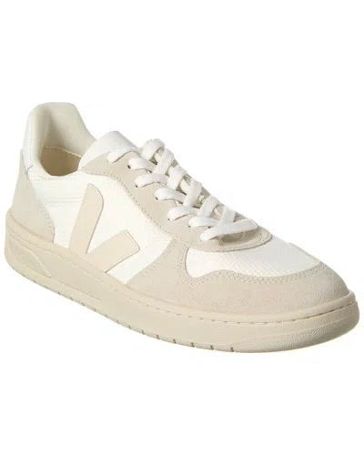 Veja V-10 Leather Sneaker In White