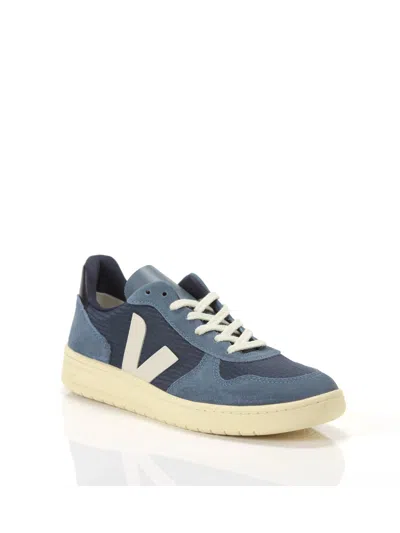 Veja V-10 Ripstop Sneakers In Blue