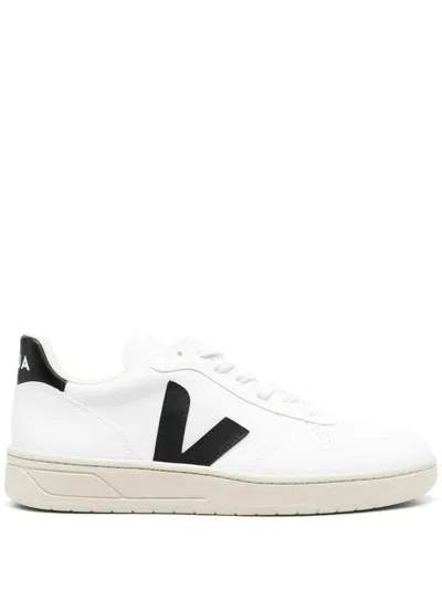 Veja V-10 Leather Sneakers For Men In Multi