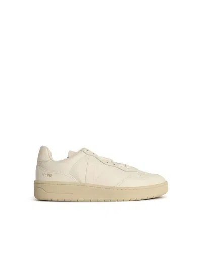 Veja 'v11' White Leather Sneakers