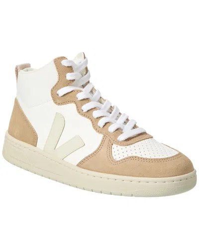 Veja V15 Leather Sneaker In White