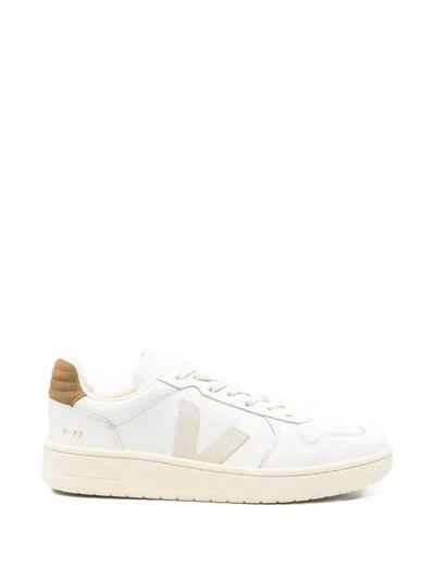 Veja V-82 Ii Leather Logo Sneakers In Multi