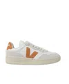 Veja V-90 Leather Sneaker In White