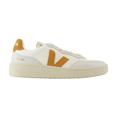 Veja V-90 Sneakers In Neutral