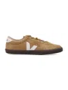 Veja Volley Tent Brown And White Suede Sneakers In Brown