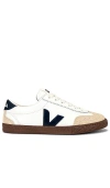 Veja Volley Leather Sneakers - Women's - Leather In White Nautico Bark