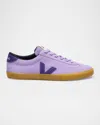 Veja Volley Sneakers In Viola Suede In Purple