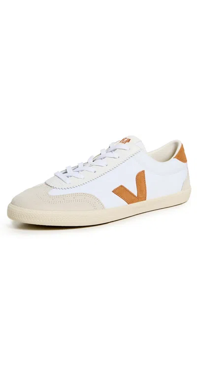 Veja Volley Canvas Sneakers White Umber