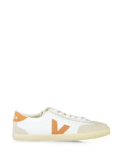 Veja Volley Canvas White Umber Sneakers