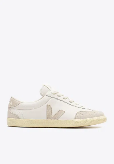 Veja Volley Lace-up Sneakers In Animal Print