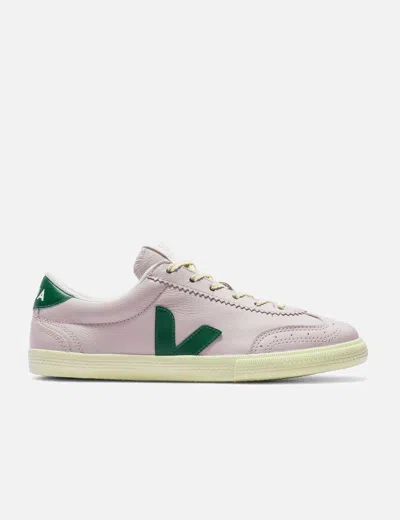 Veja Volley Lace-up Logo-detail Sneakers In Pink