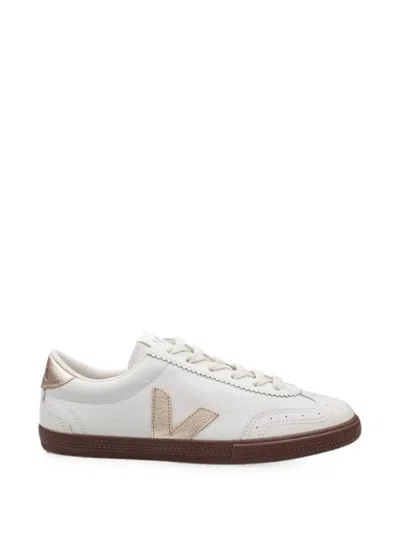 Veja Volley Leather Sneakers In White