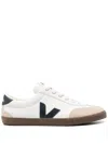 Veja Multicolor Suede And Fabric Volley Sneakers In White